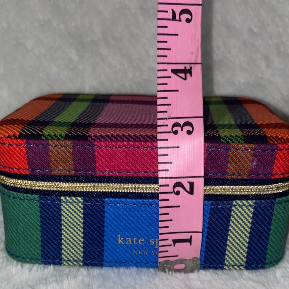 Kate Spade"Grand Plaid Duo" Jewelry Organizer - Picture 12 of 13